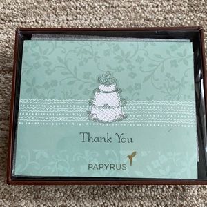 Bridal “Thank you” cards never used